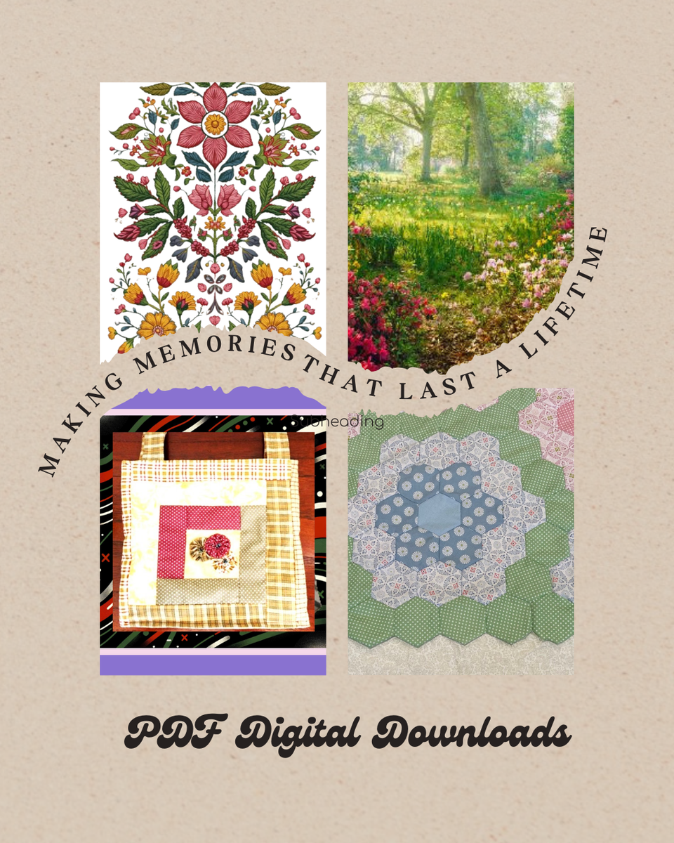 Craft Patterns PDF Digital Downloads – Charlotte and Grace