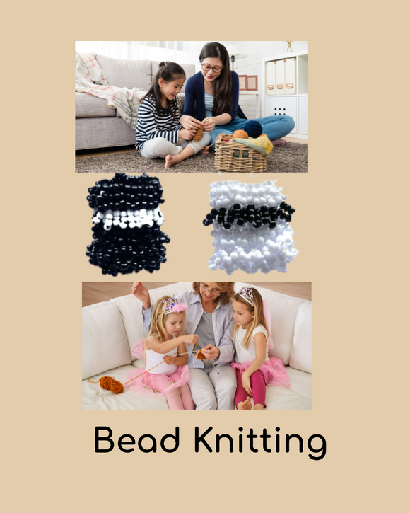 Bead Knitting Begins with an introduction to Charleston Brooch 