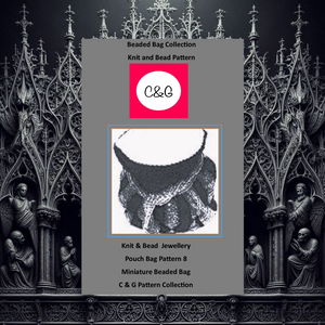 Beaded Pouch Pattern 8, from the C & G pattern collection - Charlotte and Grace