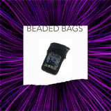 The Black Beaded iPhone Bag - Charlotte and Grace