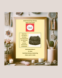 Knitted Beaded Bag Collection pattern and kit combo with C&G branding on a decorative wall.