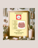 Framed Knitted Beaded Bag Collection with pattern and kit combo on a decorative background