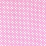 Pink Gutermann fabric with white polka dots