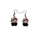 Halloween Earrings Hello Kitty Bad Kitty Cat