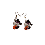 Halloween Earrings Hello Kitty Witch