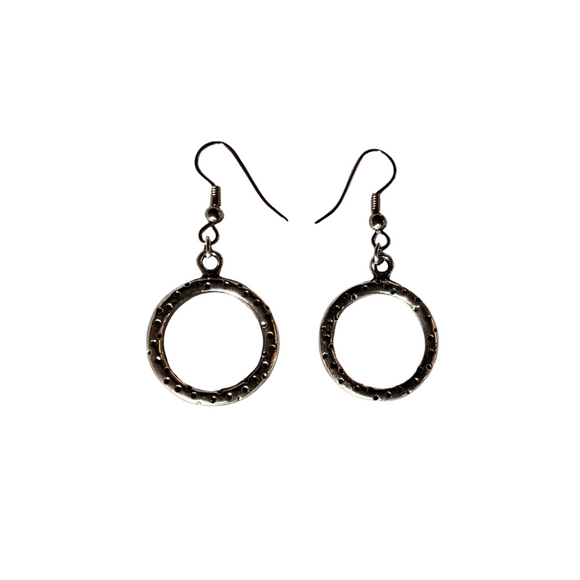 Halloween Earrings infinite hoop