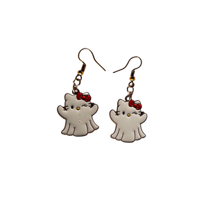Halloween Earrings Hello Kitty