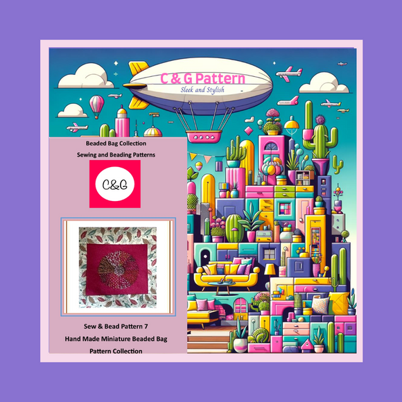 Pattern 7 Sew & Bead Gift Bag Pattern - Charlotte and Grace