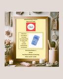 Knitted Beaded Bag Collection kit with pattern and kit combo on a decorative background