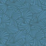 Blue patterned fabric texture of Japanese fans swirling around in a dance motion