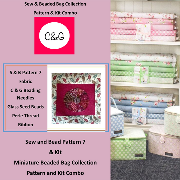 Kit Combo Sew and make your own gift bag pattern 7