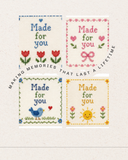 Made for you cross stitch four patterns