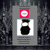 The Black Beaded Raven Carry Bag you will have such fun making your own