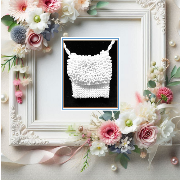 Wedding Jazz Bag Necklace this is a lovely, beaded bag necklace - Charlotte and Grace