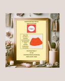 Framed Knitted Beaded Bag Collection with pattern and kit combo on a decorative background