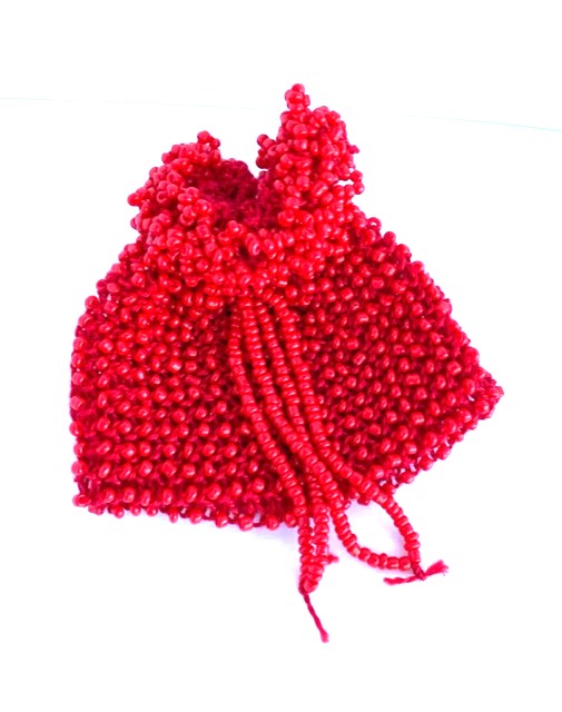 Hand Made Knitted and Beaded Pouches The pouches come in a variety of colours Lavender, Pink, Real Red, Go Green, Blue, Golden, Black, Brown, White, Mandarin - Charlotte and Grace